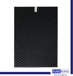 PUREBURG Replacement Filter Set Compatible with RabbitAir BioGS 2.0 Ultra Quiet Model SPA-550A & SPA-625A Air Purifiers,2-Pack H13 True HEPA + Activated Carbon Filter