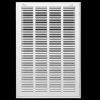 HVAC Premium 16 x 26 Duct Opening Steel Return Air Filter Grille, for 1-inch Filter, Removable Door, Flat Stamped HVAC Vent Cover Grille, Outer Dimensions 18.5 x 28.5