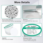 Xin Tester 100 Pieces Nylon Disc Membrane Filters, 50 mm Diameter, 3µm Pore Size