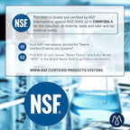 Mist EDR4RXD1 Refrigerator Water Filter Replacement for EveryDrop® Filter 4 – Maytag® UKF8001AXX-200, UKF8001AXX-750, Whirlpool® UKF8001, WHR4RXD1, 4396395 – 3-Pack – NSF 42 & 372 Certified
