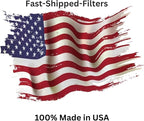 Fast-Shipped-Filters 7 Pack Replacement Filter Pads Compatible with MicroPower Guard One Hour Air Cleaner Refill Blue (7, Blue, 16x36)