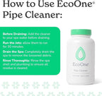 Pipe Cleaner by EcoOne | All-Natural Spa & Hot Tub Pipe and Jet Cleaner | Hot Tub Jet Cleaner Made with Non-Foaming Alkaline Ingredients | Deep-Penetrating Jetted Tub Cleaner, 8 Oz