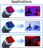 Selens Universal Flash Gels Lighting Filter SE-CG20-20 pcs Combination Kits for Camera Flash Light Strobe Light, Color Correction Filter Color Gels for Speedlight