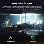 K&F CONCEPT 6Pack HD Filter Kit Compatible with DJI Osmo Action 6, CPL ND8 ND16 ND32 ND64 Black Diffusion 1/4 Plarizer Light Reduction Effect Filter HD Optical Glass with Multi-Layer Nano-Coating