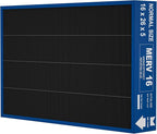 16x26x5 MERV16 Replacement Filter Compatible with PureAir PCO3-16-16 Air Purifier, Activated carbon deep filtration （actual size:16.3" x 25.5" x 4.3"）