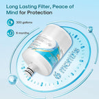 ICEPURE Alkaline 5231JA2002A Refrigerator Water Filter Replacement for LG LT500P, ADQ72910901, GEN11042FR-08, Kenmore 9890, ADQ72910907, LFX25973S, LFX25974ST, 46-9890, LSC27925ST, Enhances PH, 1Pack