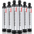 6 Pack Timain 4-Stage Filtration,High Flow Rate Water Filter Straw,Water Purifier Survival for Emergency Kits,Travel,Camping, Hiking,Fishing,Hunting (6)