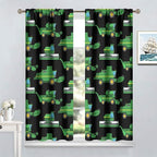 Kids Agriculture Machine Window Curtains, Farm Equipment Tractors Transport Combines Rod Pocket Decorative Windows Curtain for Boys Children Teens Room Decor 42x63in (30% Blackout)