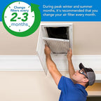 LotFancy 10x20x1 Air Filter MERV 8 4-Pack, Electrostatic Pleated Furnace & AC Filter, Captures Dust, Pet Hair, Pollen, Actual Size: 9.75"x19.75"x0.75"