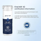 GLACIER FRESH XWF Replacement For GE XWF Refrigerator Water Filter Pack of 2 (Not for XWFE)