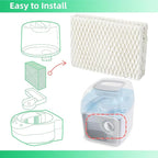 kakofaci 4 Pack WF813 Humidifier Filters Replacement Compatible with Equate EQWF813 PCWF813 Relion RCM832 RCM-832N Protec RWF813 EQ-2119-UL PCCM-832N Cool Mist Humidifiers Wick Filter
