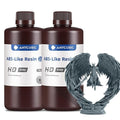 ANYCUBIC 2nd Gen Resin Technology ABS-Like Resin 2.0 Bundle, 3D Printer Resin with High Toughness, More Precise Details, Wide Compatibility for All LCD Resin 3D Printers (HD Grey, 2kg in Total)