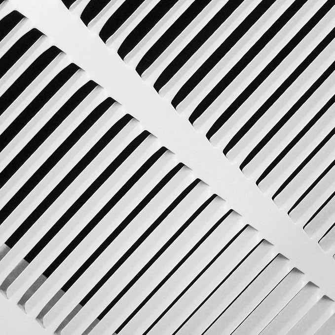 HVAC Premium 24 x 18 Duct Opening Steel Return Air Filter Grille, for 1-inch Filter, Removable Door, Flat Stamped HVAC Vent Cover Grille, Outer Dimensions 26.5 x 20.5