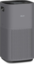LEVOIT Air Purifiers for Home Large Room Up to 2933 Ft² With HEPA Sleep Mode, AHAM VERIFIDE, Smart WIFI, PM2.5 Monitor, 3-in-1 Filter For Smoke, Pet Allergies, Dust, Alexa Control, Core 600S-P, Grey