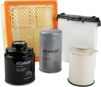 6.7L Cummins Fuel Filter Oil Filter Air Filter and Cabin Air Filter Kit Compatible with 2013-2018 Dodge RAM 2500 3500 4500 5500 Diesel Replaces 68197867AA 68157291AA 5083285AA 53034051AB 68406048AA