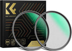 K&F CONCEPT 77mm Black Diffusion 1/4 & 1/8 Lens Filter Kit (2 Pcs), Mist Cinematic Effect Filter for Vlog/Video/Portrait Image with 28 Multi-Layer Coated