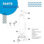 Mist Countertop Water Filter MFC093, Replacement Water Filter for Mist Countertop Filtration System, Compatible with MFS093, 8000 Gallon Capacity (1 Pack)
