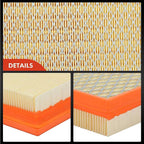 A-Premium Engine Air Filter Compatible with Infiniti, Nissan, Saab & Subaru - 350Z, Altima, Frontier, Maxima, Murano, Pathfinder, Quest, Sentra, Xterra, FX35, G20, JX35, M30, Forester, Impreza, Legacy