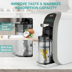 SimPure Y7T-C Countertop Reverse Osmosis Water Filter, NSF/ANSI 58 Certified, 5 Stage RO Water Filtration System, Water Purifier for Home, No Installation, 4: 1 Pure to Drain, CTO Enhanced Taste