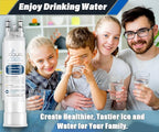 AQUA012 FPPWFU01 Water Filter Replacement Compatible with EPPWF01 PureAdvantage PWF-1 FPPWFU01 PurePour PWF-1Refrigerator Water Filter(3 Packs)