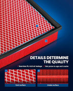 KAX Premium Engine Air Filter, CA11257 Replacement for Dodge Charger, Challenger, Chrysler 300 2011 2012 2013 2014 2015 2016 2017 2018 2019 2020-2023, Advanced Air Filter Media, Increased Acceleration
