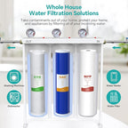 SimPure Whole House Water Filter Cartridges 20" x 4.5" GAC Granular Carbon Filter, For DB20P, DB20P-3, WHB20, GAC-20BB, RFC20-BB, 6 Pack