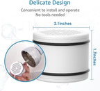 AQUA CREST WHR-140 Shower Filter Replacement Cartridge for Culligan® WHR-140, WSH-C125, ISH-100, HSH-C135, Shower Head Water Filter, with Advanced KDF Filtration Material, Pack of 3