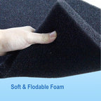 AQUANEAT 2 Pack Aquarium Bio Sponge Filter Media Pad Cut-to-Size Open Cell Foam Sheet for Fish Tank Sump (36" x 12" x 1")