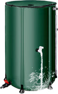 THUNDERBAY 100 Gallon Collapsible Rain Barrel, Portable Rain Barrels to Collect Rainwater from Gutter, Rainwater Collection System, Water Storage Tank Catcher Container with Filter Spigot