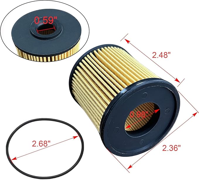 iFJF R12H (R12T Upgrade) Fuel Water Separator Filter Element 10 Micron Only Replacement for Our Own R12H Assembly for Marine or Automotive Replaces S3240 120AT NPT ZG1/4-19