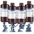 ANYCUBIC ABS-Like Resin Pro 2 Bundle, Upgraded 8K 3D Printer Resin with Enhanced Strength and Toughness, Wide Compatibility for All LCD Resin 3D Printers (4Packs*1kg Grey, 4kg in Total)