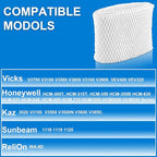 TOMOON WF2 Humidifier Filter Replacement for Vic.ks V3500 V3100 V3900 V3700 VEV320 Ka z 3020 & Re-Lion WA-8D Cool Mist Humidifiers,Pack of 4