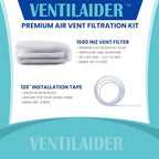 Vent Filter Set 20" x 84" Electrostatic Media + 126" of Tape