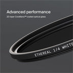 Urth 49mm Ethereal White Mist ¼ Diffusion Lens Filter (Plus+) - Cinematic Effect, 20-Layer Nano-Coated Light Dispersing Particles