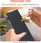 4 x 12 Inch Air Vent Filters Activated Charcoal Carbon Filter Premium Floor Pre-Filter Work in Indoor Home Purifier, Air Conditioner 4" x 12" 6-Pack (Black) ULTRA GREEN