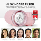 Filterbaby Skincare Filter 2.0, Bathroom Sink Filter Faucet for Skin Care, 99.9% Chlorine Removal – 0.000001 mm Carbon Fiber, Clinically Tested, Skin Hydration in 2 Weeks (Light Pink)