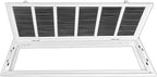 Venti Air 30" X 10" Steel Return Air Filter Grille - Removable Face/Door for 1 inch filters - HVAC Duct Cover Grill (2-3 Business Day Delivery) [Outer Dimension: 32.5"W X 12.5" H]