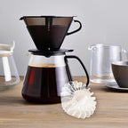 Portable Coffee Filter Paper Holder for Precise Filtration Lightweight Coffee Maker Accessory for Home Office Travel and Washable