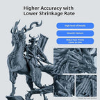 ANYCUBIC ABS-Like Resin 3.0, Upgraded 14K 3D Printer Resin with Enhanced Strength and Toughness, High Precision, Low Odor, Wide Compatibility for All LCD Resin 3D Printers (HD Grey, 1kg)