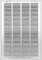 Fancat Return Air Filter Grille for 16x25 Ducts, Steel Air Vent Cover with Removable Door for 1" Filters | Fits Sidewall & Ceiling | Outer Size: 18 5/8" W x 27 5/8" H