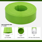 Eastrans 1-1/2'' x 100 FT Pool Backwash Hose with 2 Hose Clamps,Extra Heavy Duty Discharge Hose,Drain Hose for Swimming Pool,Super wear-resistant,weather blast,green