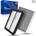 KAX Engine & Cabin Air Filter Kit for Hyundai Sonata 2015-2019 2.4L, Replace# CA11942 CF12151