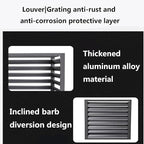 Aluminum Outdoor Condenser Protective Cover, freestanding Enclosure to Cover Garbage Or Ac Units, beautiful and durable appearance, suitable for gardens, balconies, walls, courtyards ( Color : THREE-W