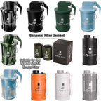 Metal Housing Personal Filter - Effectively Captures Smoke and Removes Odors,Long-Term Use, Equipped with Replaceable Cartridge (Filter)