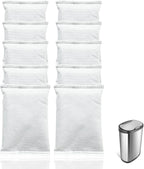 10-Pack (1.2 Pounds) Activated Charcoal Odor Absorber Filter Refills Compatible with iTouchless Trash Cans, Charcoal Odor Absorbing Bags, Each 4-Pack Fits 8-Gallon or Larger Trash Can