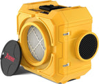 Hepa Air Scrubber Commercial Air Purifier with 3-Stage Filtration Negative Air Machine Industrial Air Purifier for Heavy Duty, 550CFM