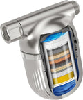 Cobbe Shower Filter | All-METAL Joint | 99% REMOVAL Shower Head Filter for Hard Water, Heavy Metals, Chlorine and Harmful Substance, Improve your skin and hair - Brushed Nickel
