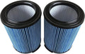 2 Pack Replacement Cartridge Filter Compatible with Craftsman CMXZVBE38751 Fine Dust Wet/Dry Vac Filter Fit for 5 to 20 Gallon shop vacuums (9-38751)