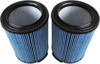 2 Pack Replacement Cartridge Filter Compatible with Craftsman CMXZVBE38751 Fine Dust Wet/Dry Vac Filter Fit for 5 to 20 Gallon shop vacuums (9-38751)