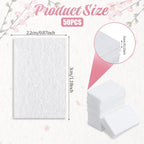 50 Pack Unscented Aroma Pads, 1.2x0.9" White Aroma Oil Refill Pads Aromatherapy Perfume Diffusers Humidifier Refill Pad Replacement for Home Electronic Equipment Locket Scent Ball Plug-in Diffuser